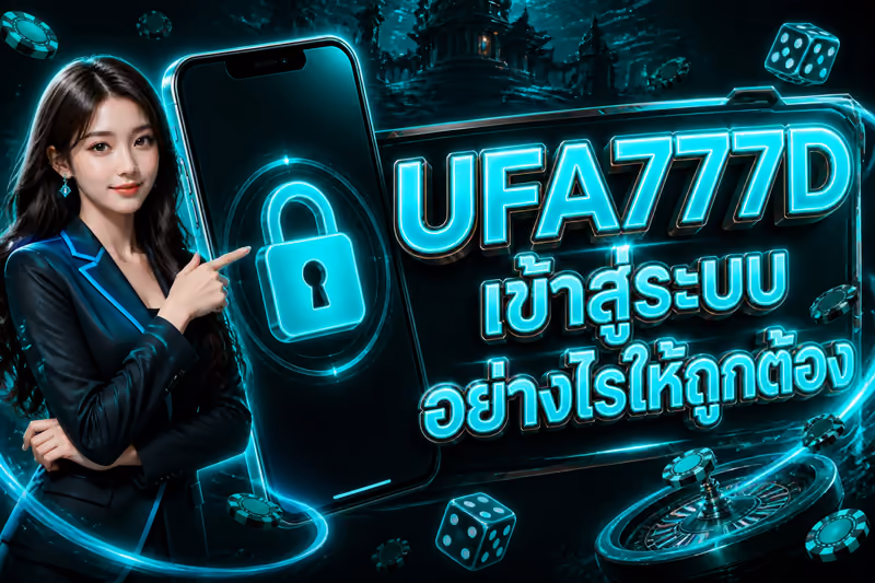 UFA777D เข้าสู่ระบบอย่างไรให้ถูกต้อง